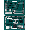 Маленькое фото товара - KRAFTOOL X Drive, 216 предм., (1/2″+3/8″+1/4″), универсальный набор инструмента (27888-H216). Вариант №1