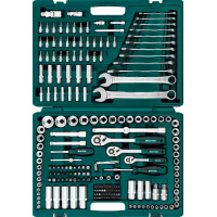 Фото товара - KRAFTOOL X Drive, 216 предм., (1/2″+3/8″+1/4″), универсальный набор инструмента (27888-H216)