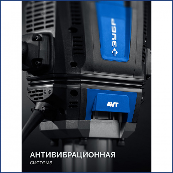 Большое фото товара - ЗУБР Бетонолом, 70 Дж, 2500 Вт, АВТ, отбойный молоток HEX-28, Профессионал (ЗМ-70-2500 ВК), 000001305. Вариант №2